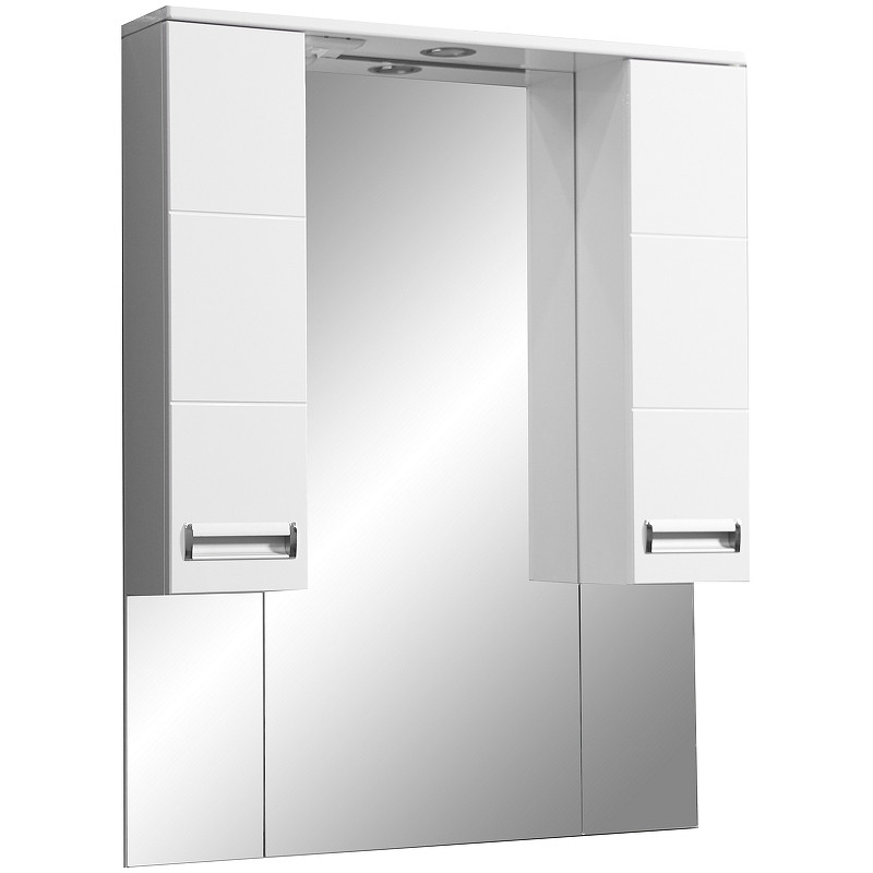 Зеркало со шкафом Stella Polar Фиора 80 SP-00000210 Белое