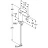 Смеситель для раковины Kludi Pure Solid 342920575 Хром латунь