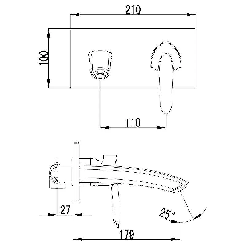 Смеситель для раковины Lemark Mars LM3526C Хром