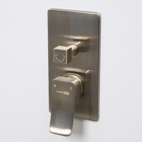 Смеситель для душа WasserKRAFT Exter 1641 Светлая бронза