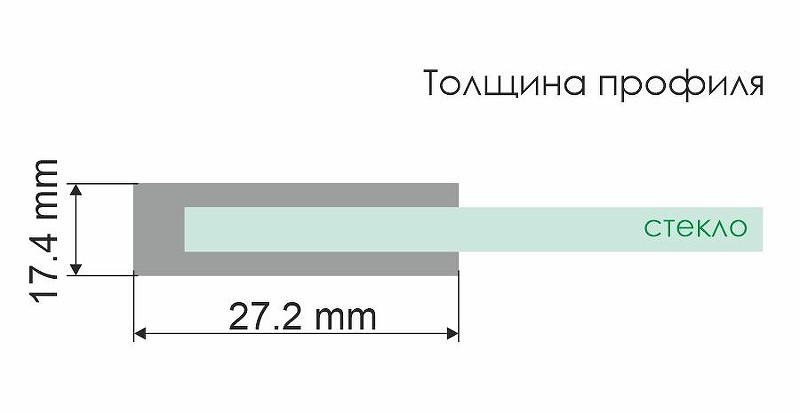 Душевая перегородка WasserKRAFT Glan 100 66W44 профиль Черный матовый стекло прозрачное