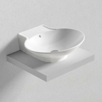 Раковина-чаша Bien Harmony 61 HRLG06101FD1W3000 Белая фаянс накладная