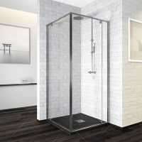 Душевой уголок RGW Passage PA-38 90х90 06083899-11 профиль Хром стекло прозрачное