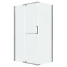 Душевой уголок Grossman Pragma 110x100 L 120.K33.03.1110.10.02 профиль Хром стекло шиншилла