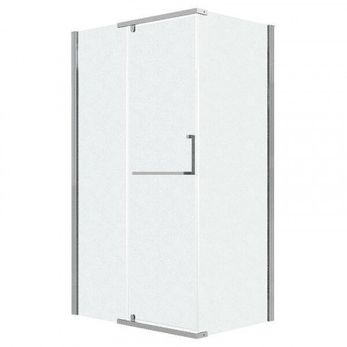 Душевой уголок Grossman Pragma 110x100 L 120.K33.03.1110.10.02 профиль Хром стекло шиншилла