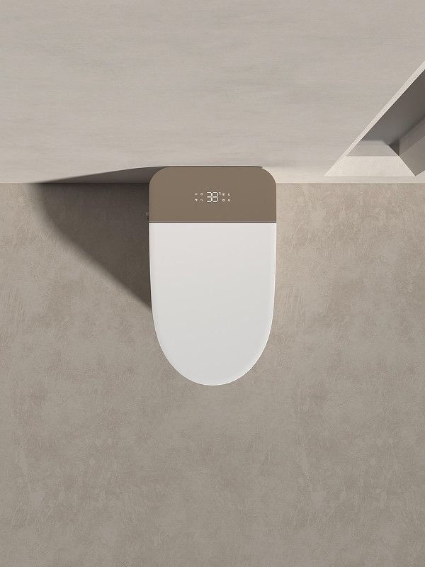 Унитаз биде Laguraty V9 приставной цвет Белый с сиденьем Микролифт