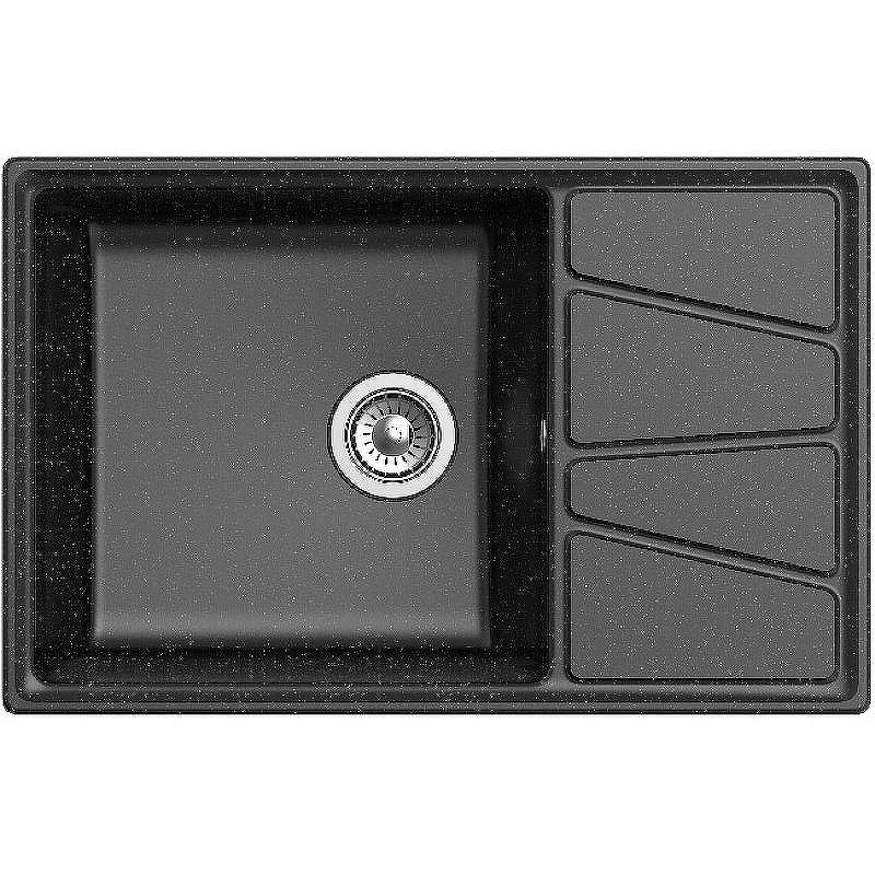 Кухонная мойка GranFest Vertex GF-V-780L Черный