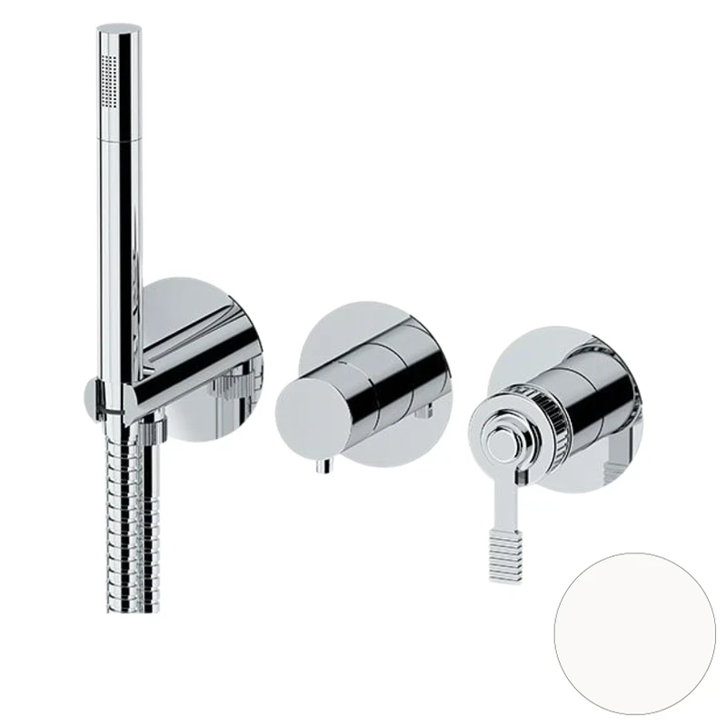 Смеситель для душа Remer Atelier AL97D2PWBBO цвет Белый матовый