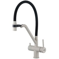 Смеситель для кухни Gappo G4398-81 Белый Черный латунь