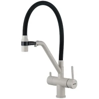 Смеситель для кухни Gappo G4398-81 Белый Черный латунь