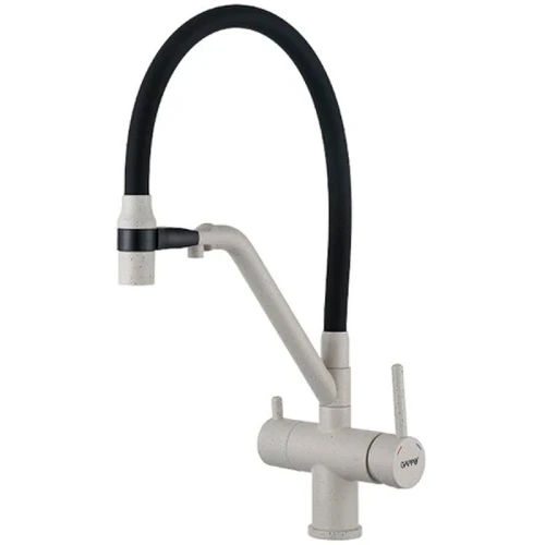 Смеситель для кухни Gappo G4398-81 Белый Черный латунь