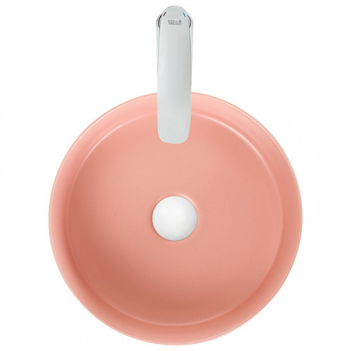 Раковина-чаша WeltWasser Elbach 3134 MP 35 10000004515 Розовая матовая фаянс накладная