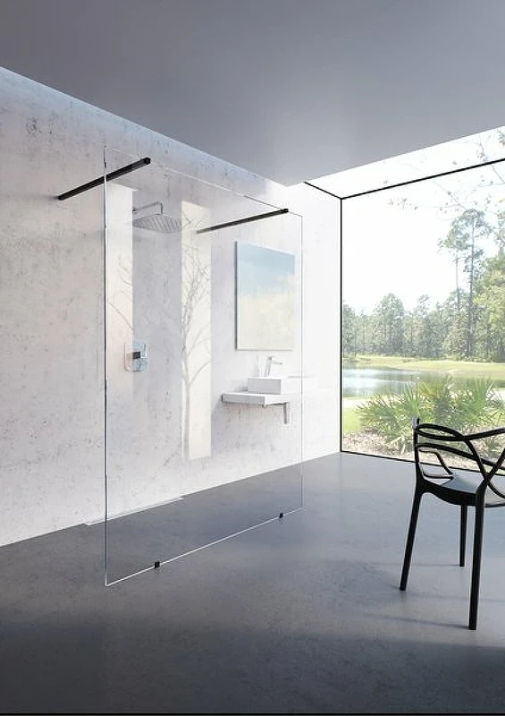 Душевая перегородка Ravak Walk-In Free 160 GW9FS0C00Z1 профиль Хром стекло Transparent