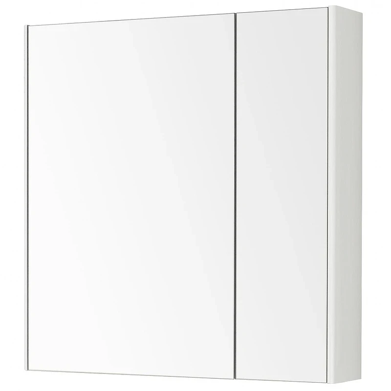 Зеркальный шкаф Aquaton Беверли 80 1A237102BV010 Белый глянец МДФ / ЛДСП, стекло