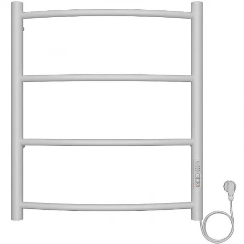 Электрический полотенцесушитель Azario Verona 500x600 П4 AZ04856W диммер справа Белый