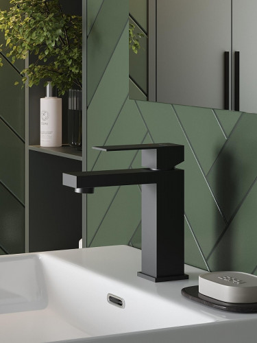 Смеситель для раковины Alfi LF302144 цвет Черный матовый