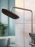 Душевая система AltroBagno Lamberto 030426 GM с термостатом цвет Оружейная сталь
