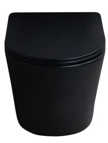 Унитаз Gid Cortado Tr2130bm 62205Y подвесной цвет Черный матовый с сиденьем Микролифт