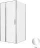 Душевой уголок Allen Brau Priority 100x100 3.31028.00+3.31046.00 цвет профиля Хром стекло прозрачное