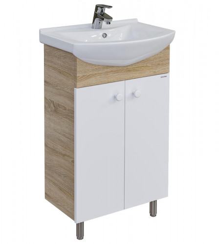 Комплект мебели для ванной Grossman Eco Line 60 106052-2 цвет Белый Дуб сонома