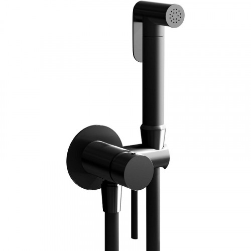 Гигиенический душ со смесителем RGW Shower Panels SP-211B 581408211-04 Черный матовый латунь встраиваемый