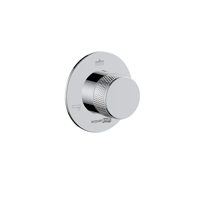 Переключатель потоков WasserKRAFT Мюриц (Muritz) 98DVR3 цвет Хром