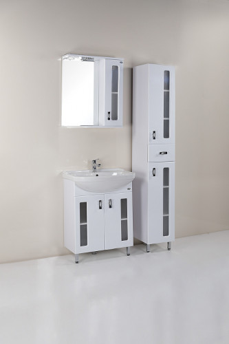 Тумба под раковину Onika Кристалл 65.18 106545 Белая МДФ / ЛДСП