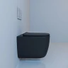 Унитаз beWash Schutz BKWHR102510 подвесной Черный матовый с сиденьем Микролифт фарфор подвесной