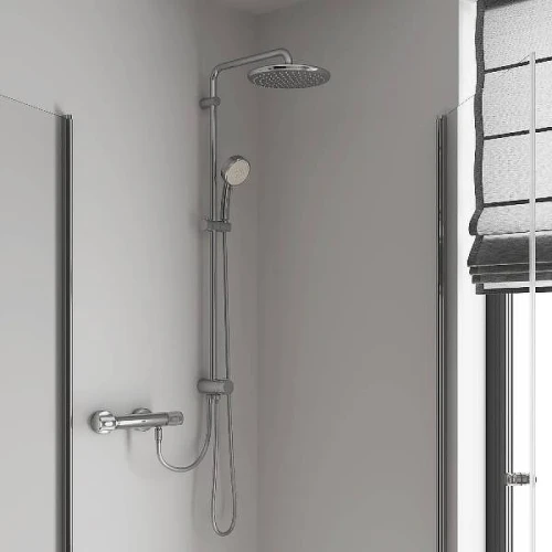 Душевая система Grohe Tempesta Cosmopolitan 26675000 Хром латунь на стену