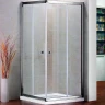 Душевой уголок Cezares Pratico 100x100 PRATICO-A-2-100-C-Cr профиль Хром стекло прозрачное