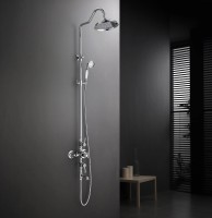 Душевая система Aquatek Классик AQ2543CR с термостатом Хром латунь на стену