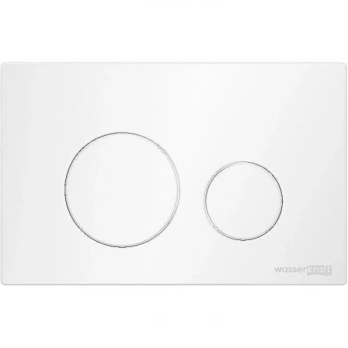 Инсталляция WasserKRAFT Abens 20TLT.010.ME.WH.WH02 для унитаза Белое стекло с Белой клавишей смыва