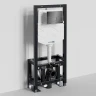 Инсталляция WasserKRAFT Dill 61TLT.010.ME.PB04 для унитаза с клавишей смыва Черный глянец
