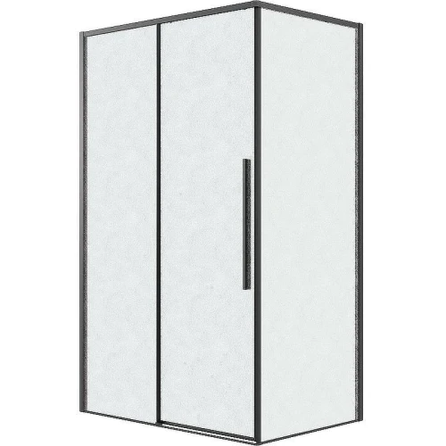 Душевой уголок Grossman Galaxy 110х80 120.K33.01.1180.21.02 профиль Черный матовый стекло шиншилла