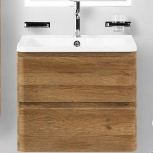 Тумба под раковину BelBagno ALBANO-600-2C-SO-RR подвесная Rovere Rustico МДФ / ЛДСП