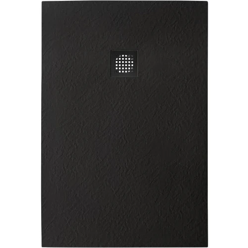 Душевой поддон из искусственного камня BelBagno Uno 120x90 TRAY-MR-UNO-AH-120/90-35-NERO-NO Черный матовый