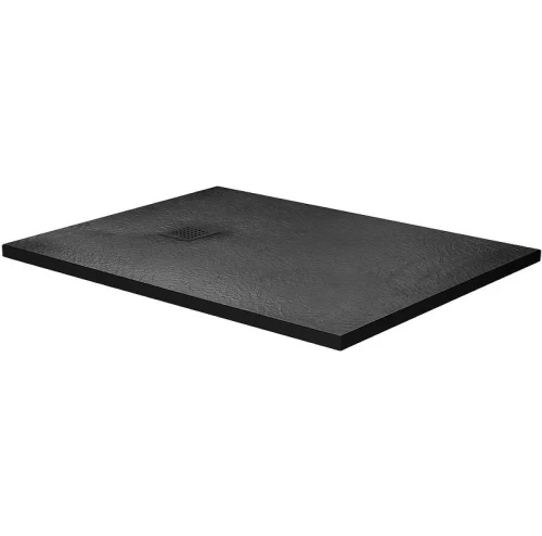 Душевой поддон из искусственного камня BelBagno Uno 120x90 TRAY-MR-UNO-AH-120/90-35-NERO-NO Черный матовый