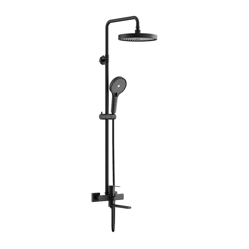 Душевая система Belz B813-7 B24813-7 цвет Черный матовый