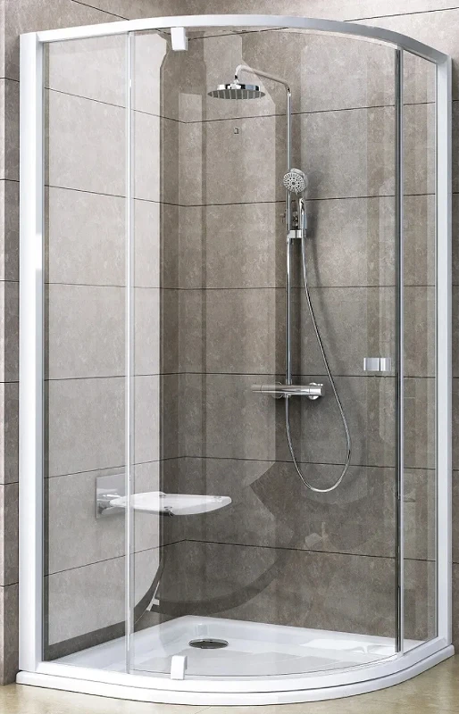 Душевой уголок Ravak Pivot PSKK3 80x80 37644100Z1 профиль Белый стекло Transparent