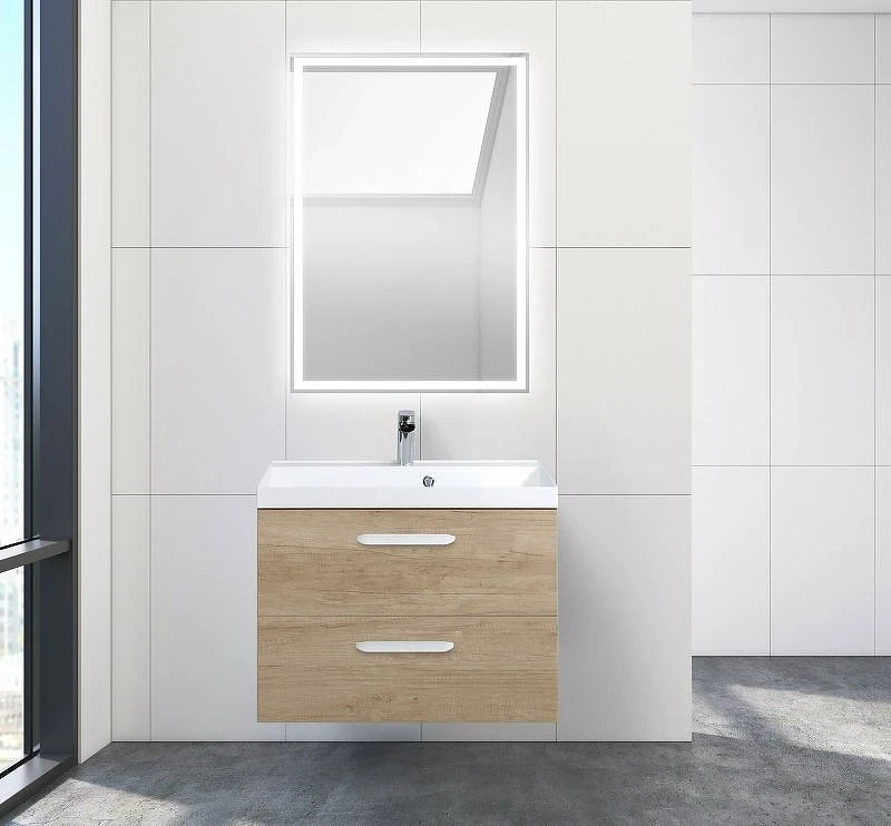 Тумба под раковину BelBagno Aurora 70 AURORA-700-2C-SO-RNN подвесная Rovere Nebrasca Nature МДФ / ЛДСП