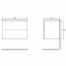 Тумба под раковину BelBagno Aurora 70 AURORA-700-2C-SO-RNN подвесная Rovere Nebrasca Nature МДФ / ЛДСП