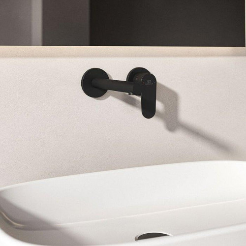 Смеситель для раковины Ideal Standard Ceralife O BE019XG цвет Черный матовый