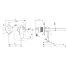 Смеситель для раковины Ideal Standard Ceralife O BE019XG цвет Черный матовый