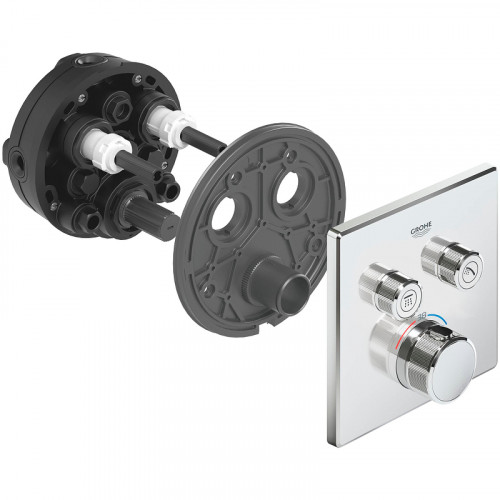 Смеситель для душа Grohe Grohtherm SmartControl 29124000 с термостатом Хром латунь встраиваемый