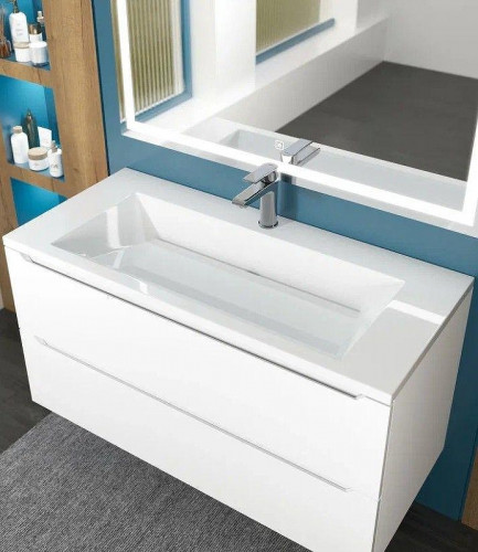 Раковина Uperwood Olivia 100 ROlivia100wg цвет Белый глянцевый