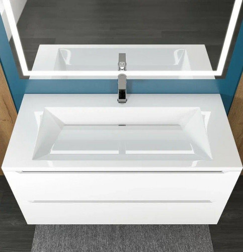 Раковина Uperwood Olivia 100 ROlivia100wg цвет Белый глянцевый