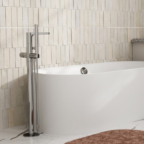 Смеситель для ванны WasserKRAFT Mosel 4621 Хром латунь на пол