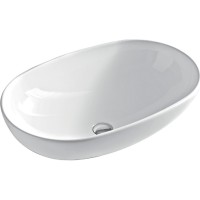 Раковина Artceram La Ciotola 70 LCL002 01 00 Белый фарфор накладная