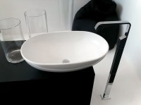 Раковина Artceram La Ciotola 70 LCL002 01 00 Белый фарфор накладная