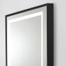 Зеркало BelBagno Kraft 140 SPC-KRAFT-1400-800-LED-TCH-WARM-NERO с подсветкой Черное с сенсорным выключателем и подогревом стекло